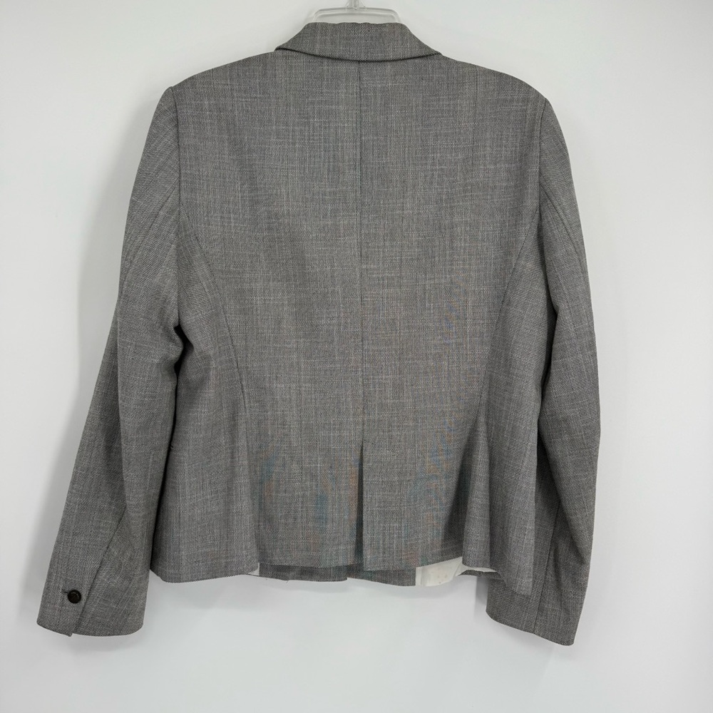 Zara Basic Collection Black White One-Button Blaz… - image 7